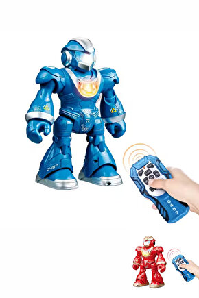 Uzaktan Kumandalı Full Fonksiyon Işıklı Ve Sesli Dansçı İnteraktif Pilli Robot 25 cm +3 Yaş