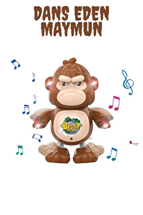 Oyuncak Robot Hayvanlar Müzikli Sesli Işıklı Dans Eden Erken Eğitim Oyuncağı