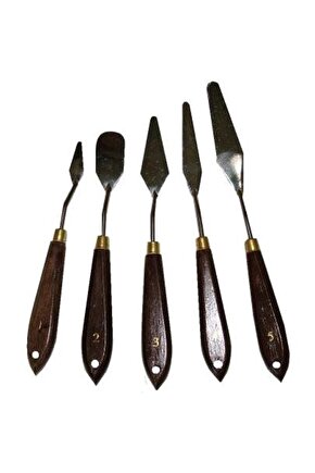 Metal Spatül 5 Li Set