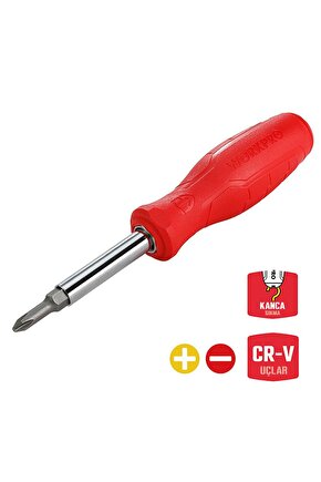 WP221066 6-IN-1 Çok Fonksiyonlu Değişken Uçlu Profesyonel Tornavida Seti
