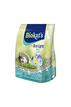 Eco Light Fresh Spring Blossom Bahar Çiçeği Kokulu Pelet Kedi Kumu 5 Lt