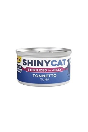 Shinycat Jöle İçinde Ton Balıklı Kısırlaştırılmış Konserve Kedi Maması 70 Gr