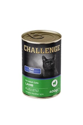 Pate Kuzu Etli Yetişkin Konserve Kedi Maması 400 Gr