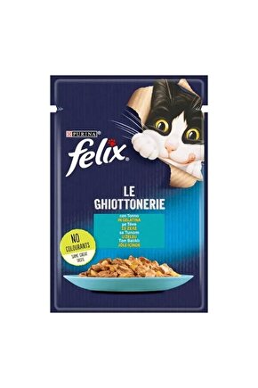 Taze Ton Balıklı Jöleli Pouch Yetişkin Konserve Kedi Maması 85 Gr
