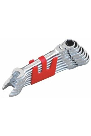 Mafsallı Cırcır Kombine Anahtar Takımı 12li Set