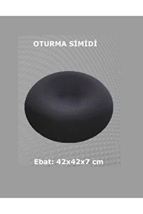 Visco Ortopedik Oturma Simidi 44x428 Cm, Siyah