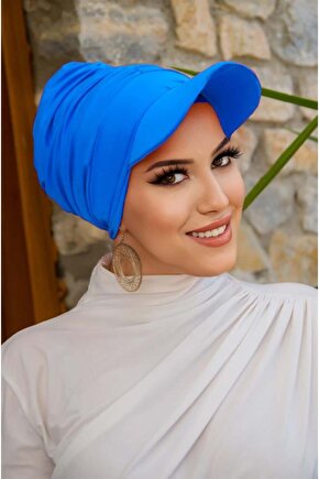 Mavi Havuz - Deniz Şapkası  Mayo Üstüne Kullanılabilir
