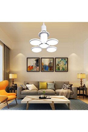 1 Adet 30 Watt Katlanır, 3000K, Gün Işığı Led Ampul, Modern Tasarım Dekoratif E27 Duy Led Ampul