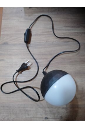 1,5 Metre Kablolu, Arapuatalı, Fişli, 25 Watt Gün Işığı Led Ampul, Kendin Yap Avize,lambader Ampulü