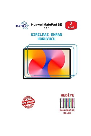 Huawei MatePad SE 11  İçin Nano Ekran Koruyucu 9h Esnek 2 ADET