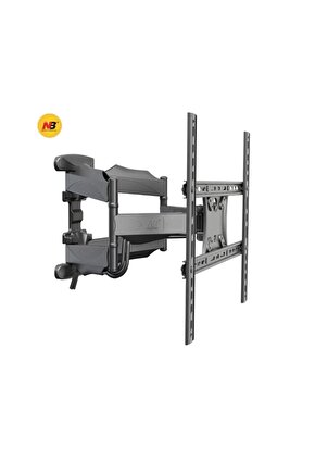 North Bayou Nb P5 32-60 Uyumlu Led Tv Için Full Motion Ince Güçlendirilmiş Hareketli Askı Aparat