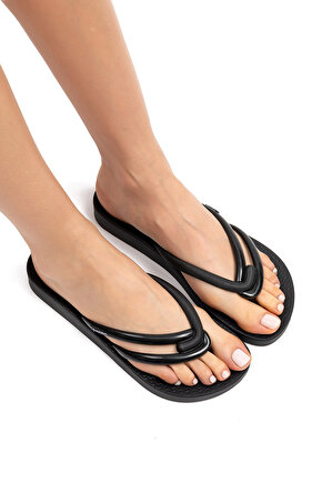 Comfy Kadın Parmak Arası Terlik Siyah 3542