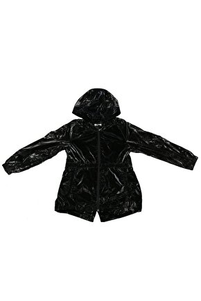 Siyah Çocuk Yağmurluk