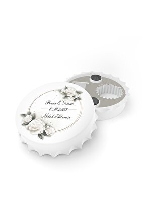 50 Adet Kapak Açacak Magnet Buzdolabı Süsü, Söz, Nişan, Kına, Nikah, Düğün Hatırası Promosyon 8