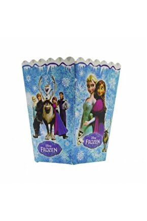 Frozen Elsa Popcorn Mısır Kutusu 8li