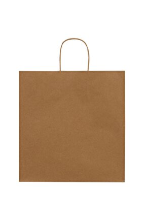 32x12x41-500 Adet Burgu Saplı Kraft Çanta