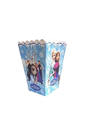 Popkorn Mısır Kutusu Frozen Baskılı 8li