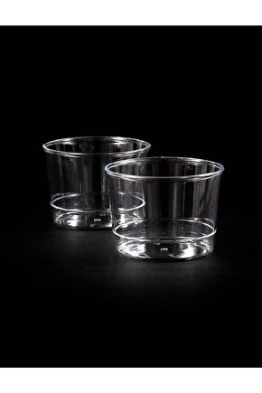 Plastik Kristal Kap 250cc Bodega 30 Adet (1 Paket) Kapaksız