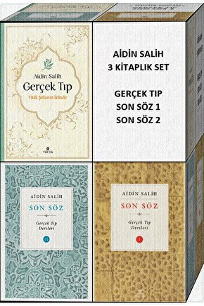 Aidin Salih Alternatif Tıp Seti ( 3 Kitap Takım ) Gerçek Tıp  Son Söz 1  Son Söz 2