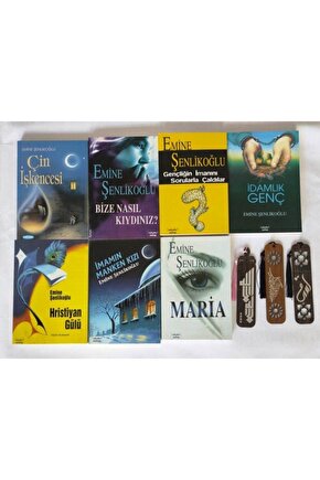 Emine Şenlikoğlu 7 Kitap Seti+3 Adet Ahşap Ayraç Hediyeli