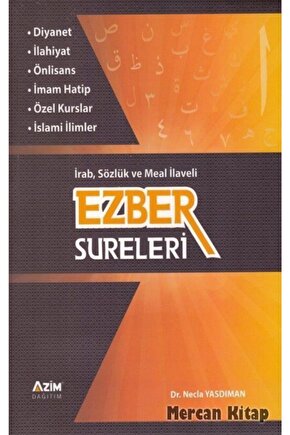 Ezber Sureleri Irab, Sözlük Ve Meal Ilaveli