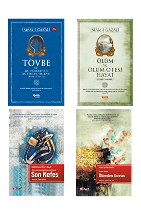 Tövbe - Kıyamet Ve Ahiret - Ölüm Karşısında Metanetli Olmak - Adım Adım Ölümden Sonrası 4lü Set