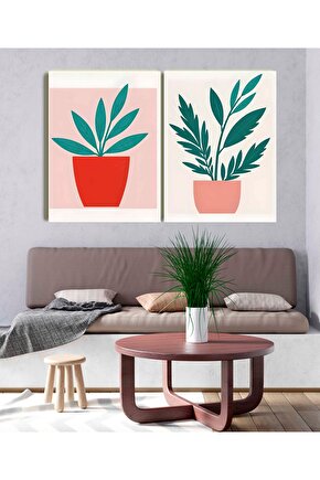 Matisse - Sanat - Soyut - Doğa - Ev - Yaşam ( 2 Li Çerçevesiz ) Poster - Afiş - Tablo NNHT100