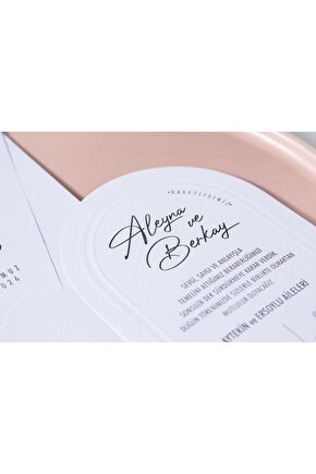 DAVETİYE 7087 DÜĞÜN KINA NİKAH NİŞAN 50 ADET (BASKISIZDIR)