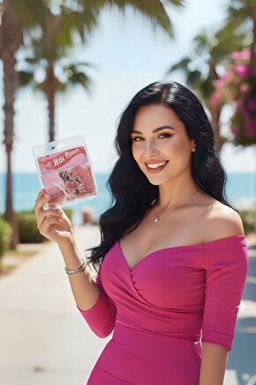 Hot Flowers Minik Çiçek Sevgiliye Özel Hediye Love Flowers Pembe Gül Buketi