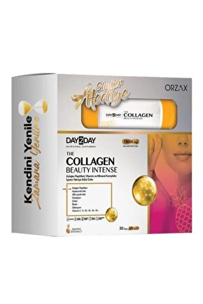The Collagen Beauty Ananas Aromalı 30 Saşe Shaker Hediyeli