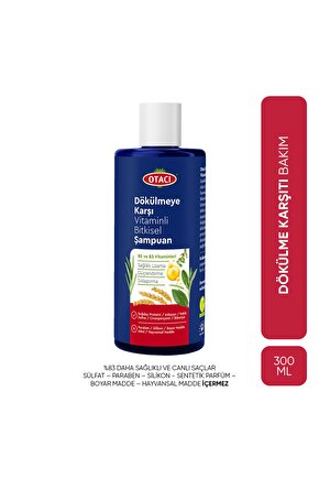 Dökülmeye Karşı Vitaminli Bitkisel Şampuan