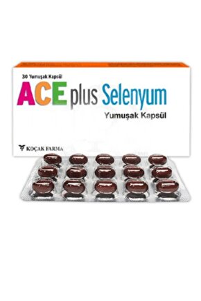 Ace Plus Selenyum 30 Yumuşak Kapsül
