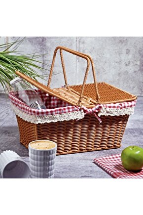 Hasır Piknik Sepeti