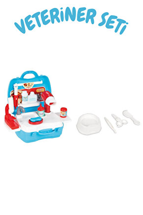 Oyuncak Aksesuarlı Veteriner 21 Parça Meslek Seti