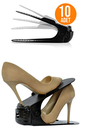 10 Adet - Ayarlanabilir Kademeli Ayakkabı Rampası