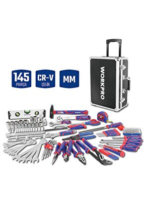 WP209089 145 Parça CR-V Profesyonel El Aleti Tamir Seti Tamir Bakım Çantası