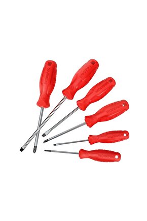 WP200501 6 Parça CR-V Manyetik Profesyonel Tornavida Seti