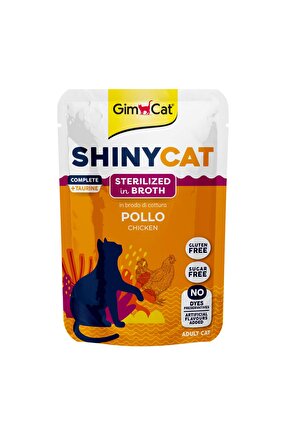 Shinycat Pouch Sterilized Chicken 70 gr - Tavuk Kısırlaştırılmış kediler için