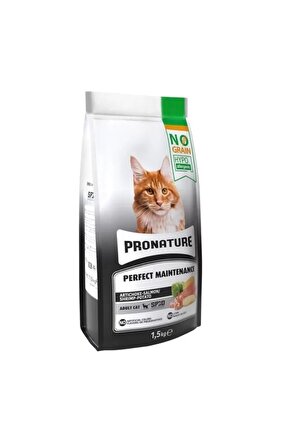 Hypo-Allergenic Tahılsız Somonlu Karidesli Yetişkin Kedi Maması 1.5 Kg