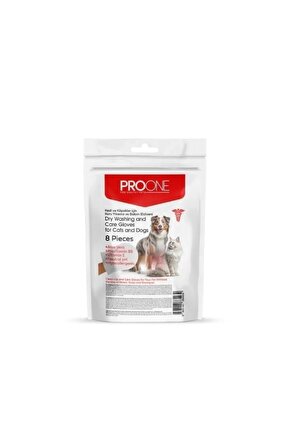 Kedi Ve Köpekler İçin Kuru Yıkama Ve Bakım Eldiveni 8 Adet