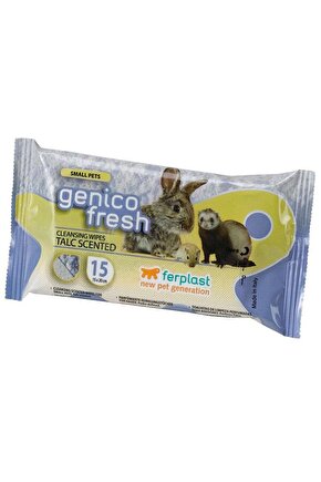 Art Ferplast Genico Fresh Kemirgen Temizlik Mendili 15 Adet 13X20 Cm Lab