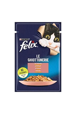 Taze Somonlu Jöleli Pouch Yetişkin Konserve Kedi Maması 85 Gr