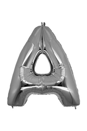 A Harf Folyo Balon Gümüş Renk 40 inç