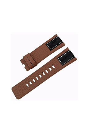 Dizel  Uyumlu Hakiki Deri Saat Kayışı - 26x24mm AZR2624M-D
