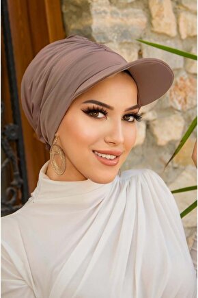 Taş Rengi Havuz - Deniz Şapkası  Mayo Üstüne Kullanılabilir