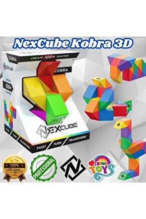 Orijinal NexCube Kobra Küp - Nexcube Speed Cube - NexCube 3D Puzzle Küpü - Zeka Küpü - Rubik Küp