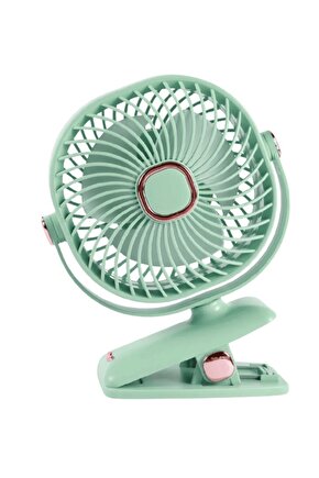 ŞARJLI FAN MANDALLI 360 DERECE AYARLANABİLİR VANTİLATÖR TAŞINABİLİR KLİPSLİ SERİNLETİCİ FAN