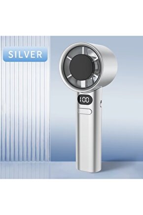 ŞARJLI EL FANI LED GÖSTERGELİ MİNİ KLİMA SERİNLETİCİ VANTİLATÖR