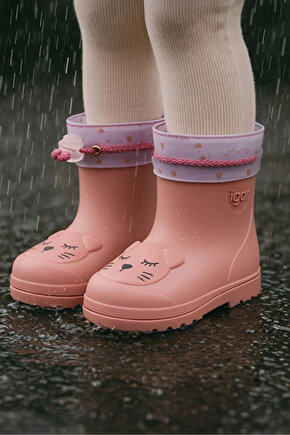 Mendi Gato Borrego İçi Yünlü CC334 Çocuk Yağmur Botu NUDE