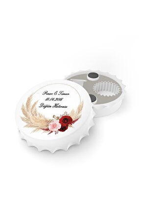 50 Adet Kapak Açacak Magnet Buzdolabı Süsü, Söz, Nişan, Kına, Nikah, Düğün Hatırası Promosyon 21